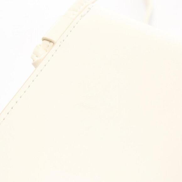 CELINE White Leather Shoulder Bag - Picture 8 of 10